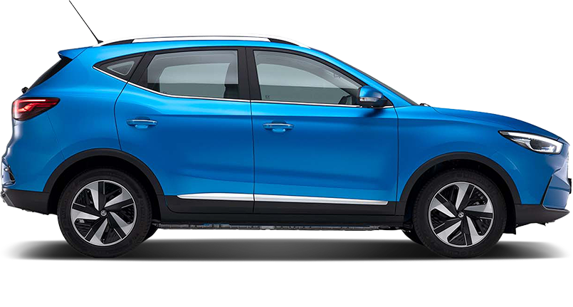 Image of side view of MG ZS EV.