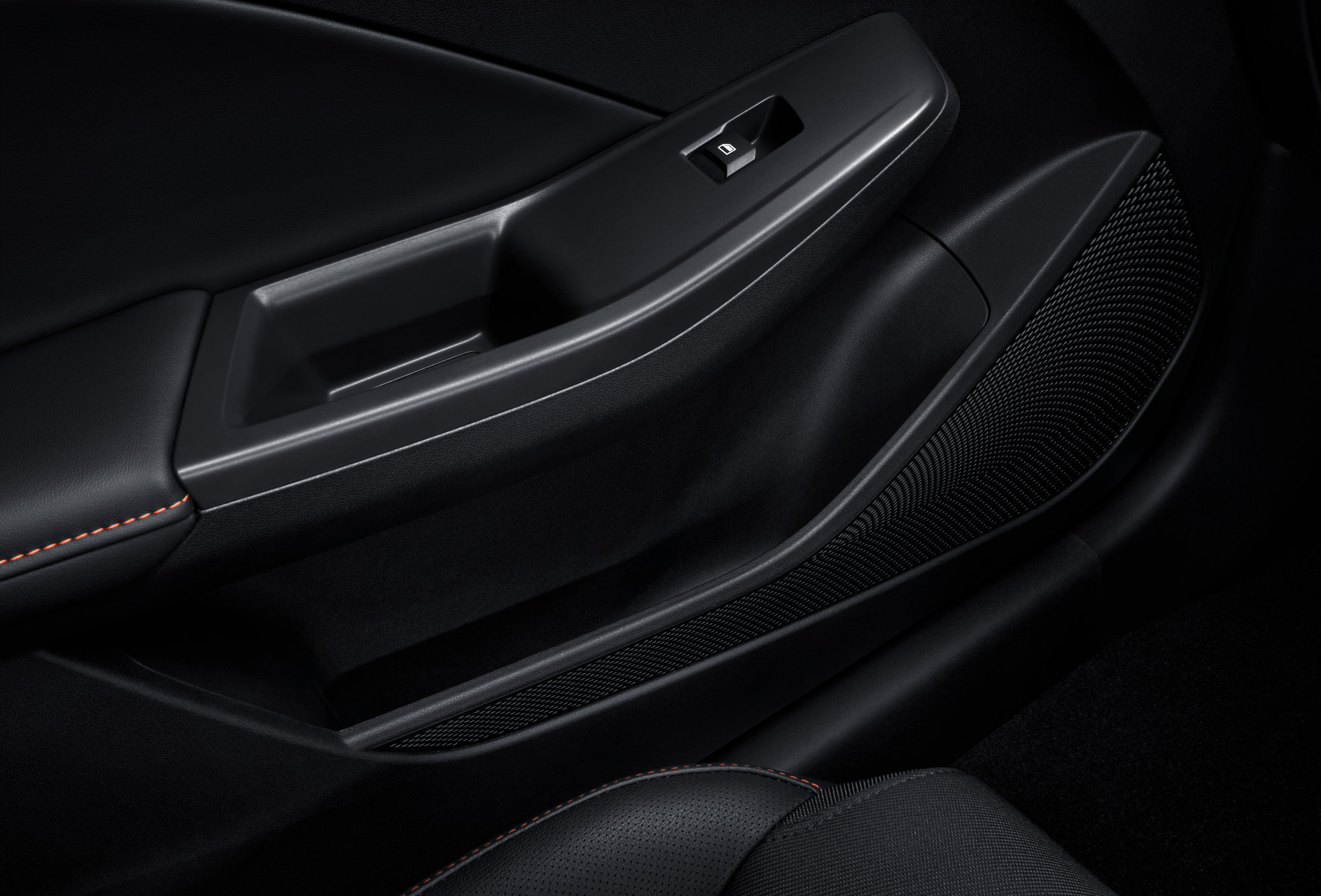 Image of the speakers on the car door of the MG 3.