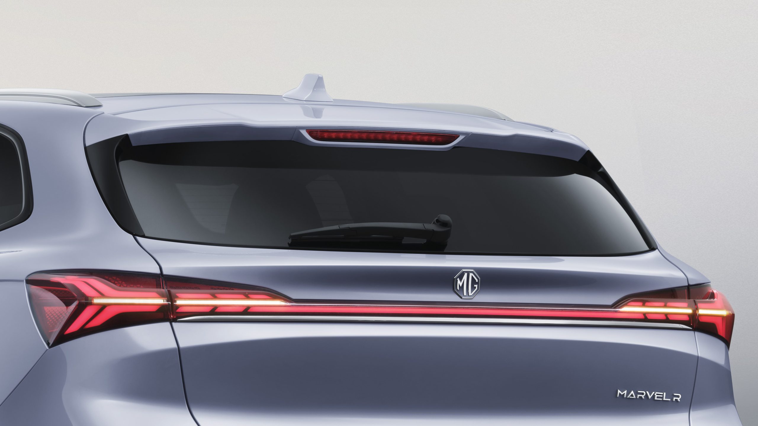 Image of the upper rear of of the MG Marvel R