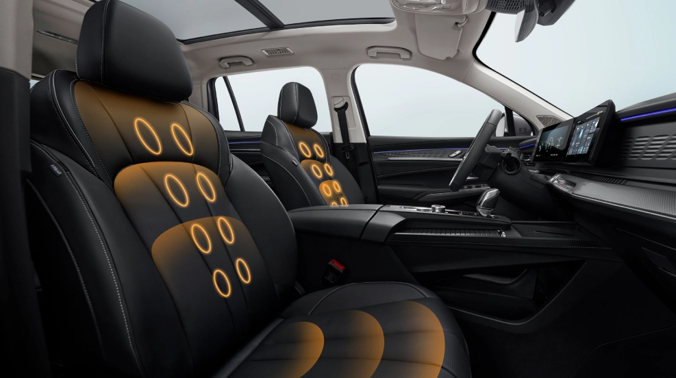 Ventilated Seats with Massage Feature