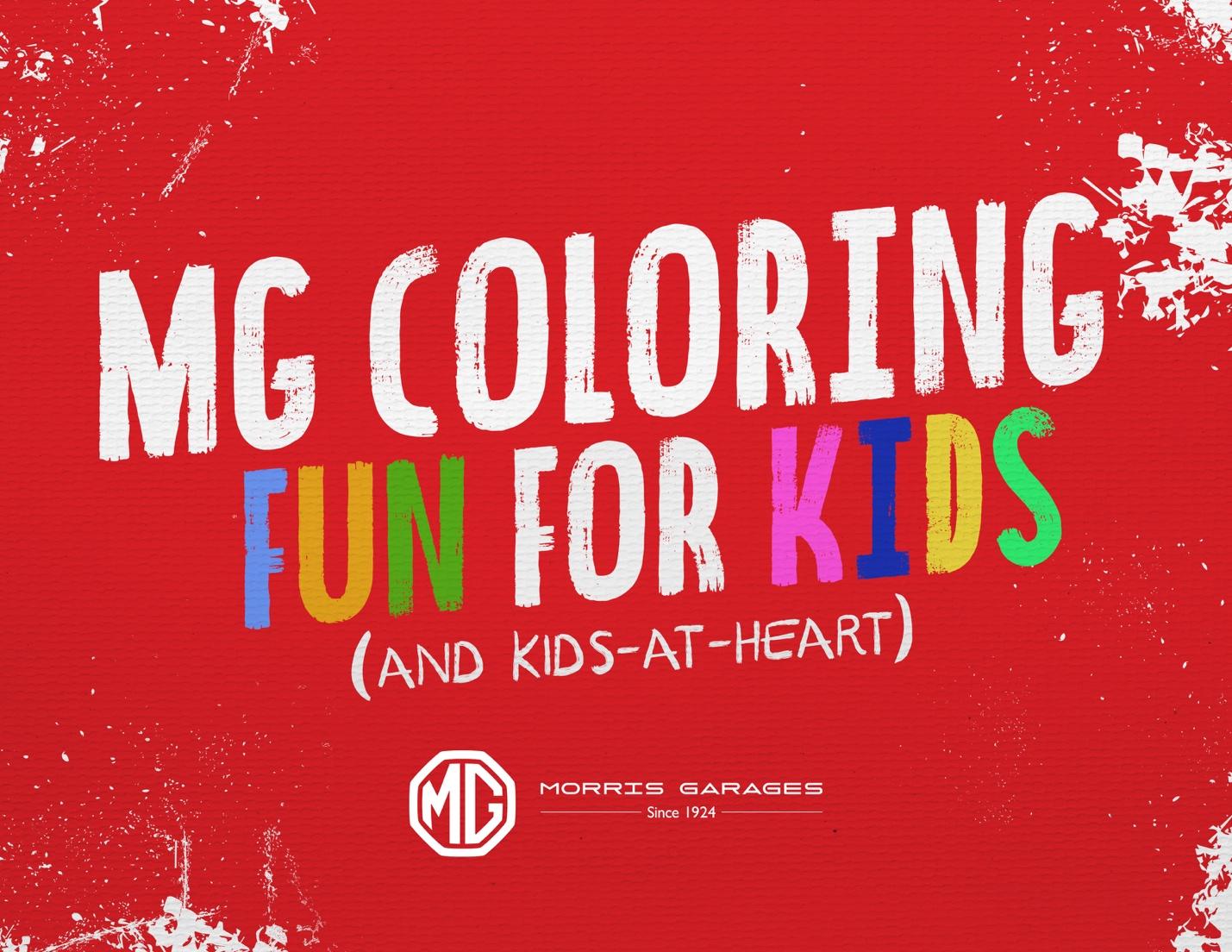 MG PHILIPPINES FUN COLORING PAGES TO COMBAT BOREDOM DURING COVID-19 QUARANTINE