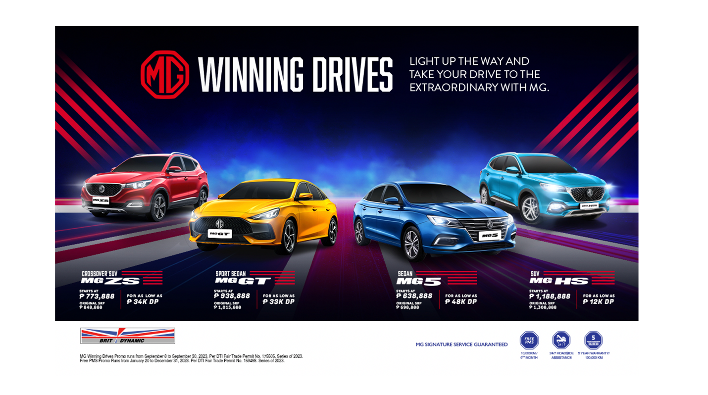 Avail of a Winning Drive This September with MG’s Latest Promo Offers